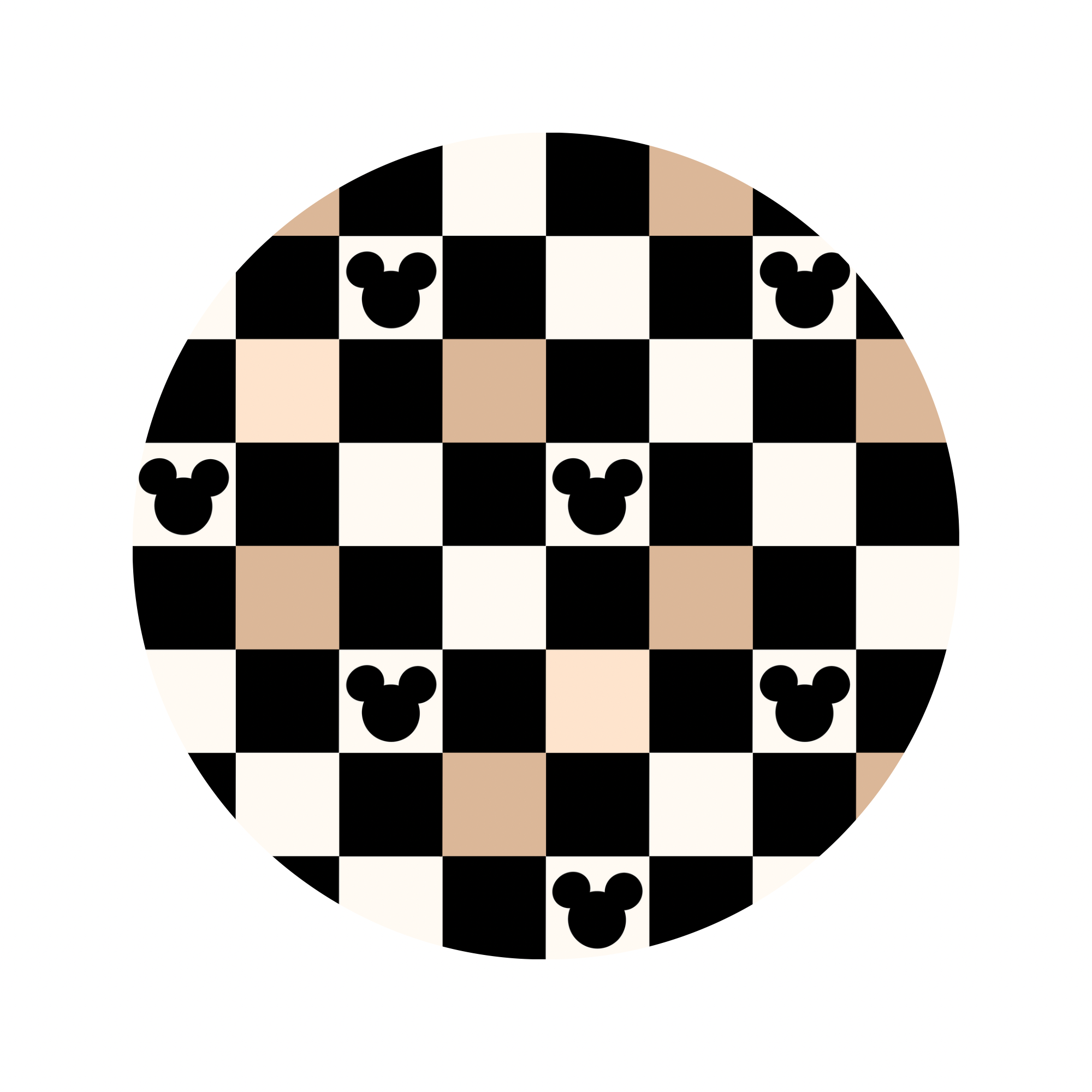 Mouse Checker (black) – Blush Lotus