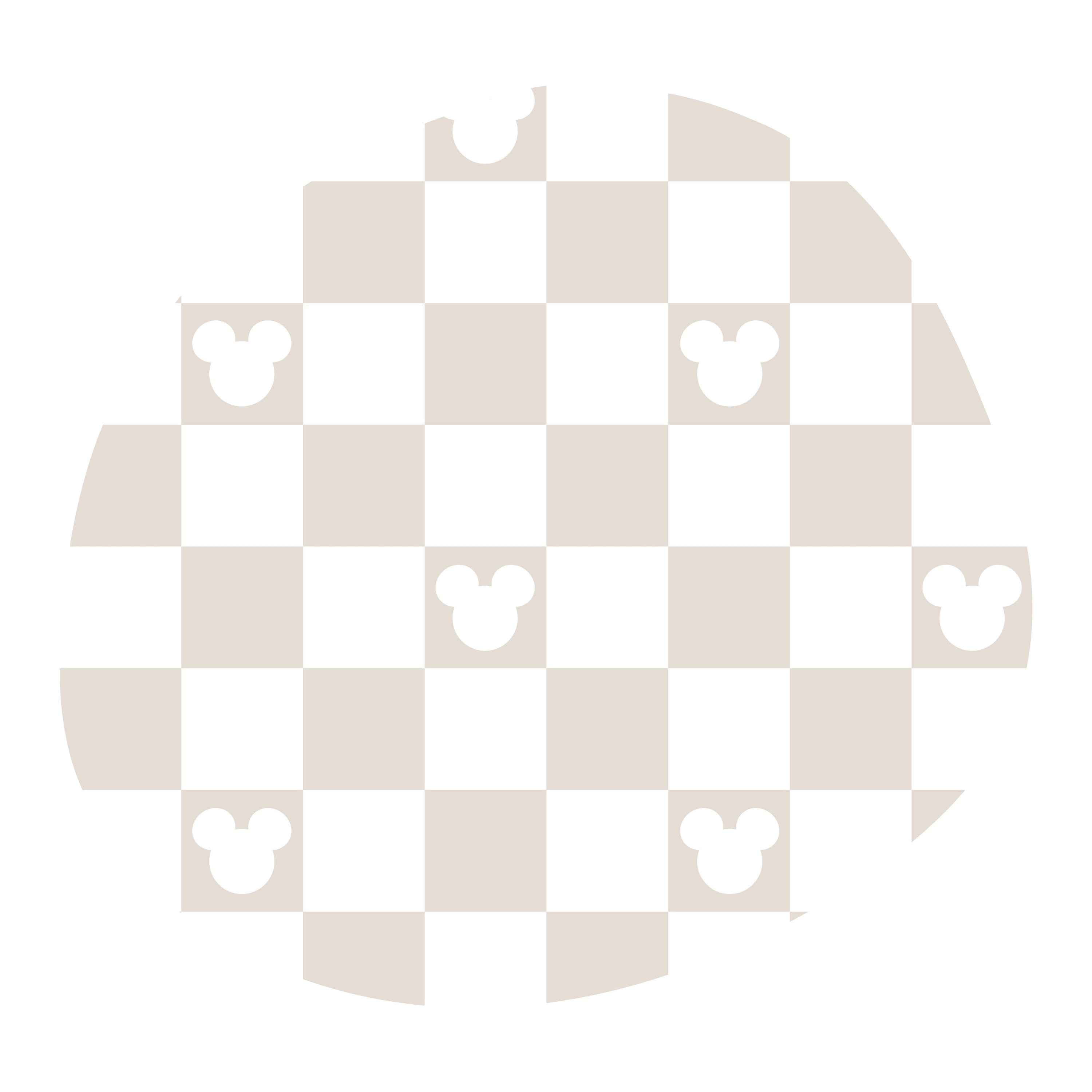 Neutral Mouse Checker – Blush Lotus