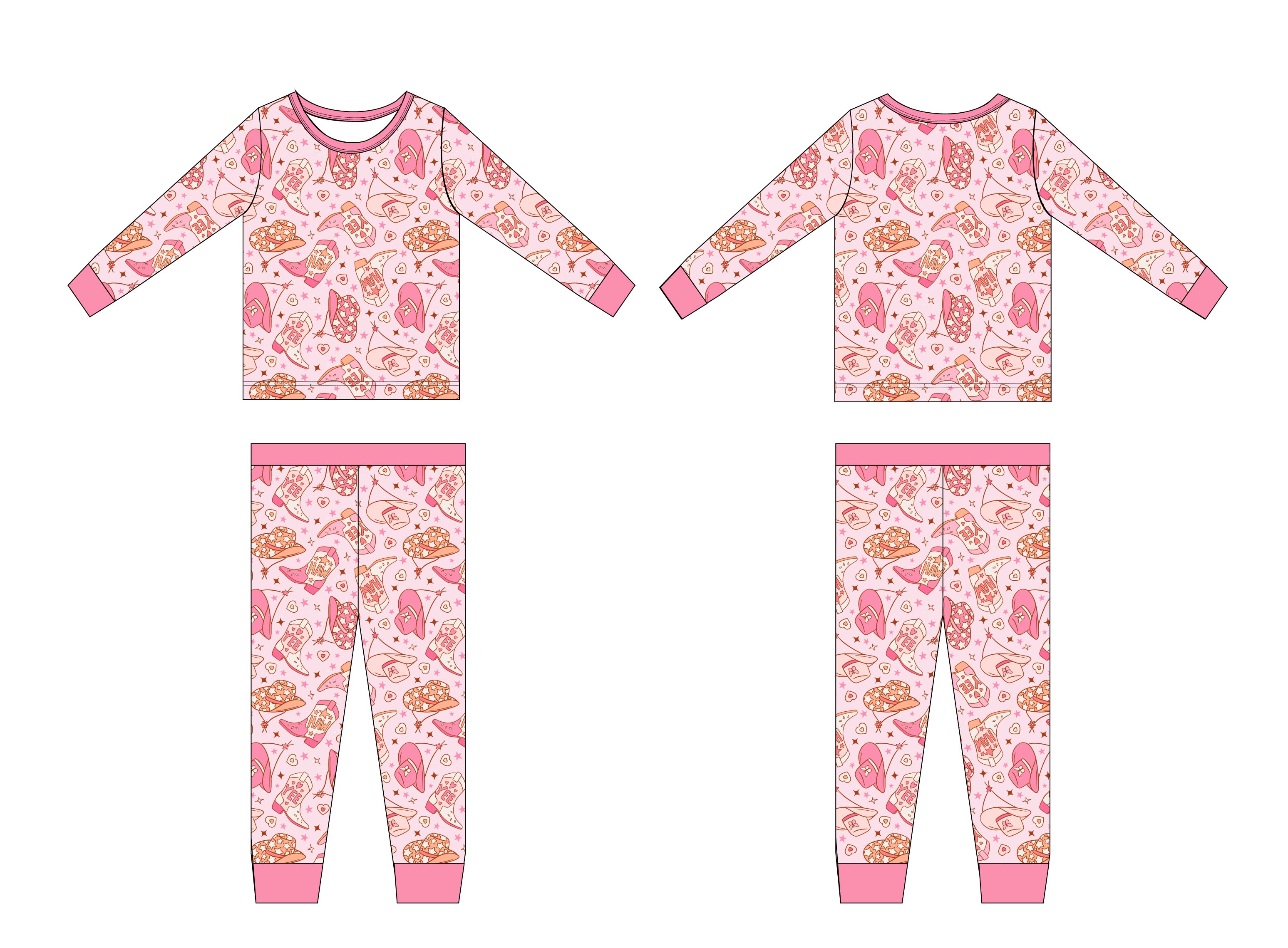 YEE HAW (pink) - Set