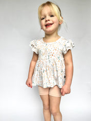 Enchanted: Peplum Biker Short Set