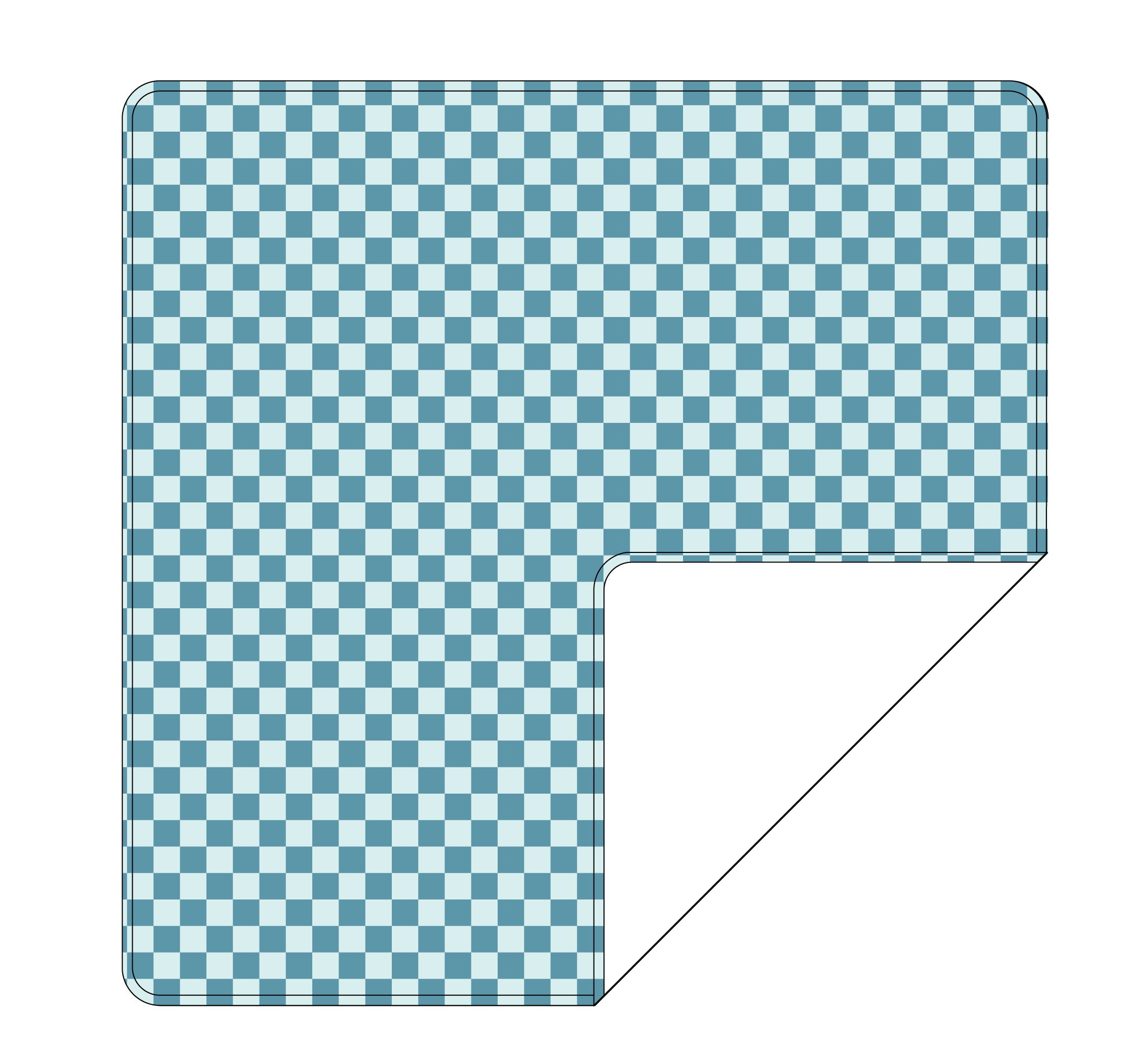 Honolulu Checker - Lightweight Blanket