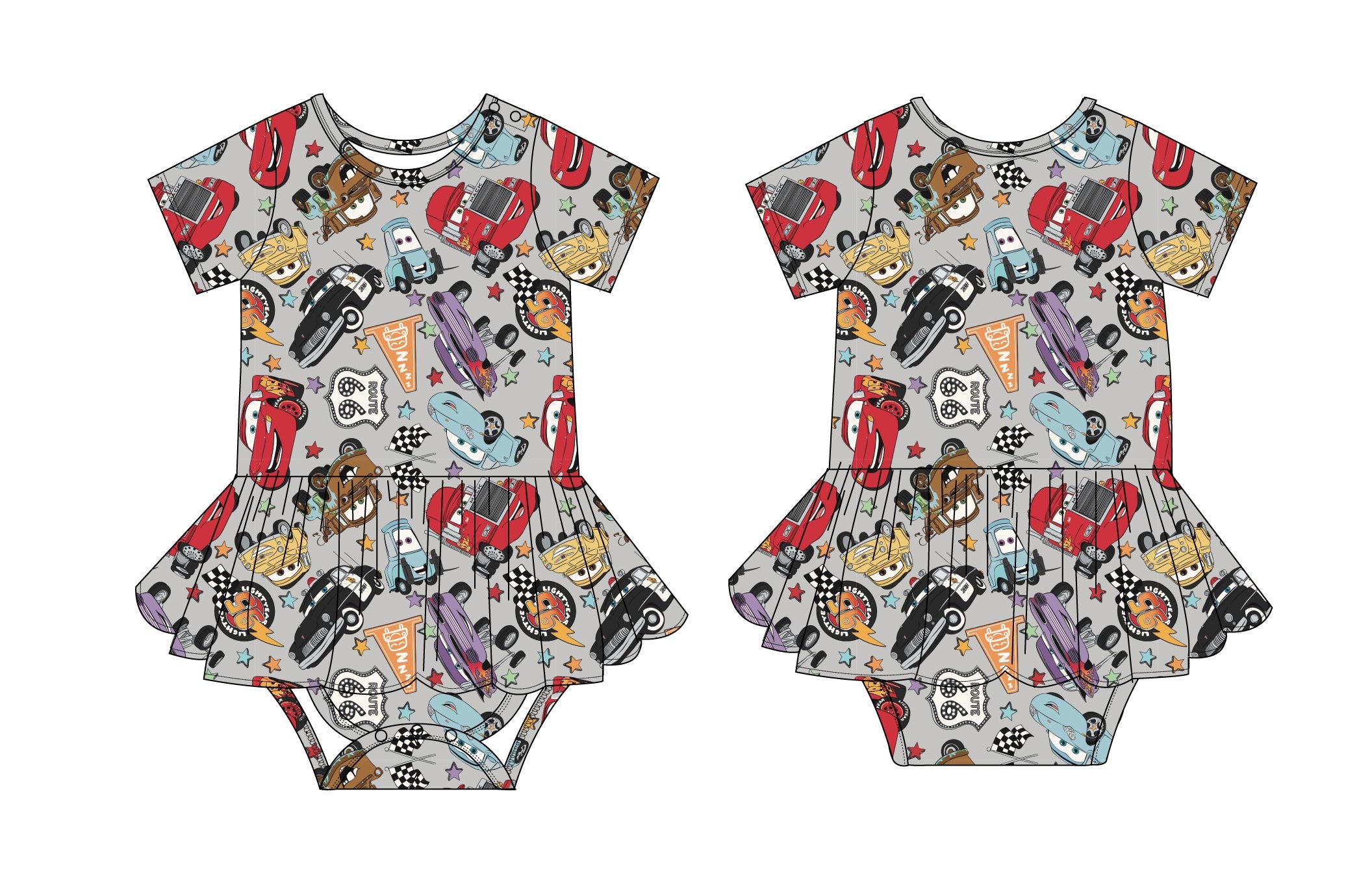 Pit Stop Party - Bodysuit Dress
