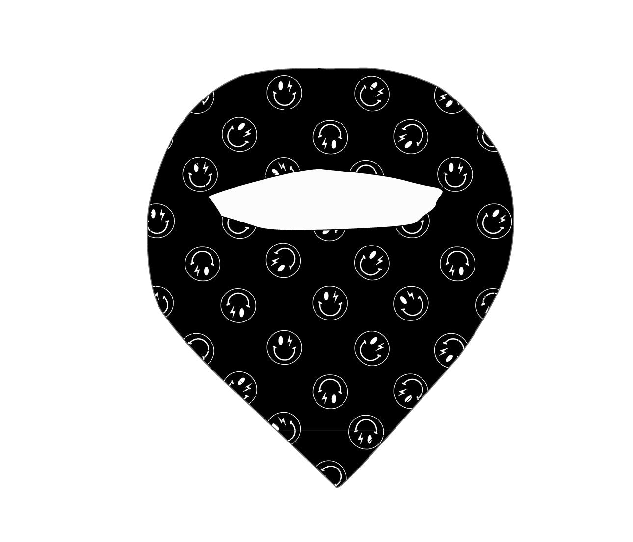 Travolta (black) - Bandana Bib