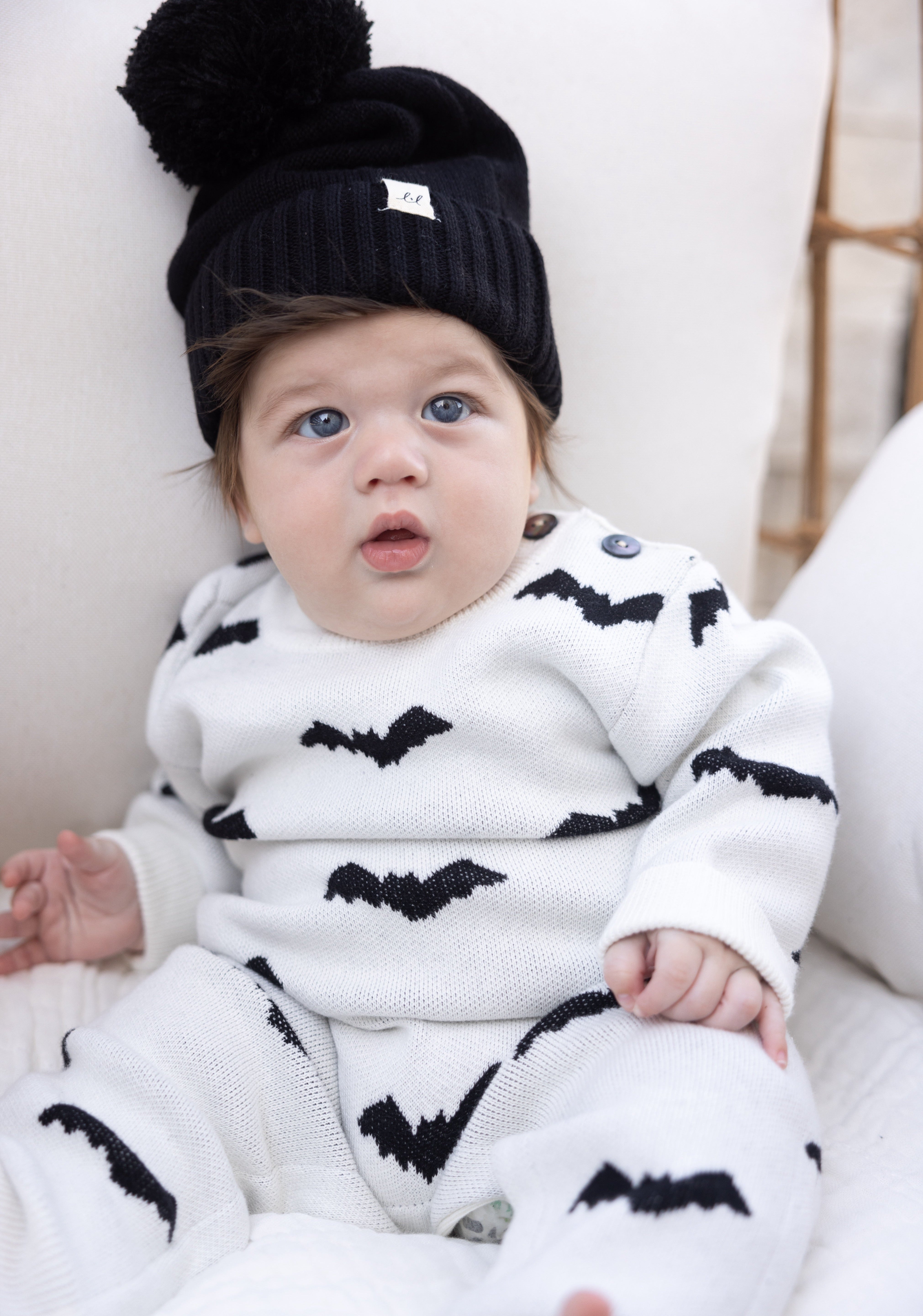 Midnight Bats Jacquard Jumpsuit