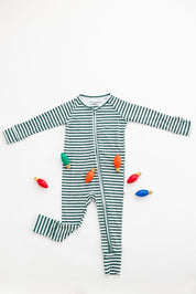Green Stripes Zippy