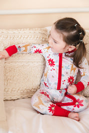 Deer Floral Zippy
