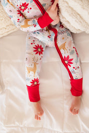 Deer Floral Zippy