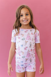 Rose - Biker Short Set