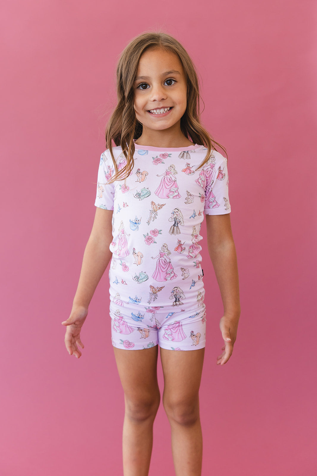 Rose - Biker Short Set