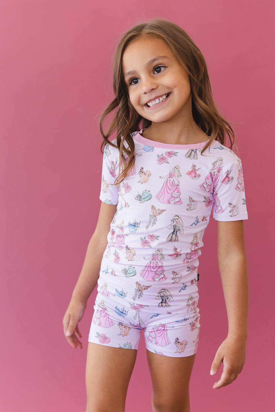 Rose - Biker Short Set