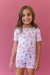 Rose - Biker Short Set