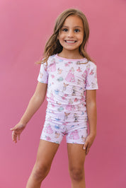 Rose - Biker Short Set