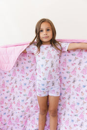 Rose - Biker Short Set