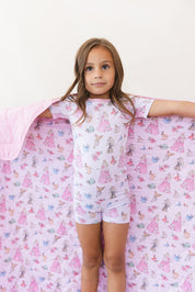 Rose - Biker Short Set