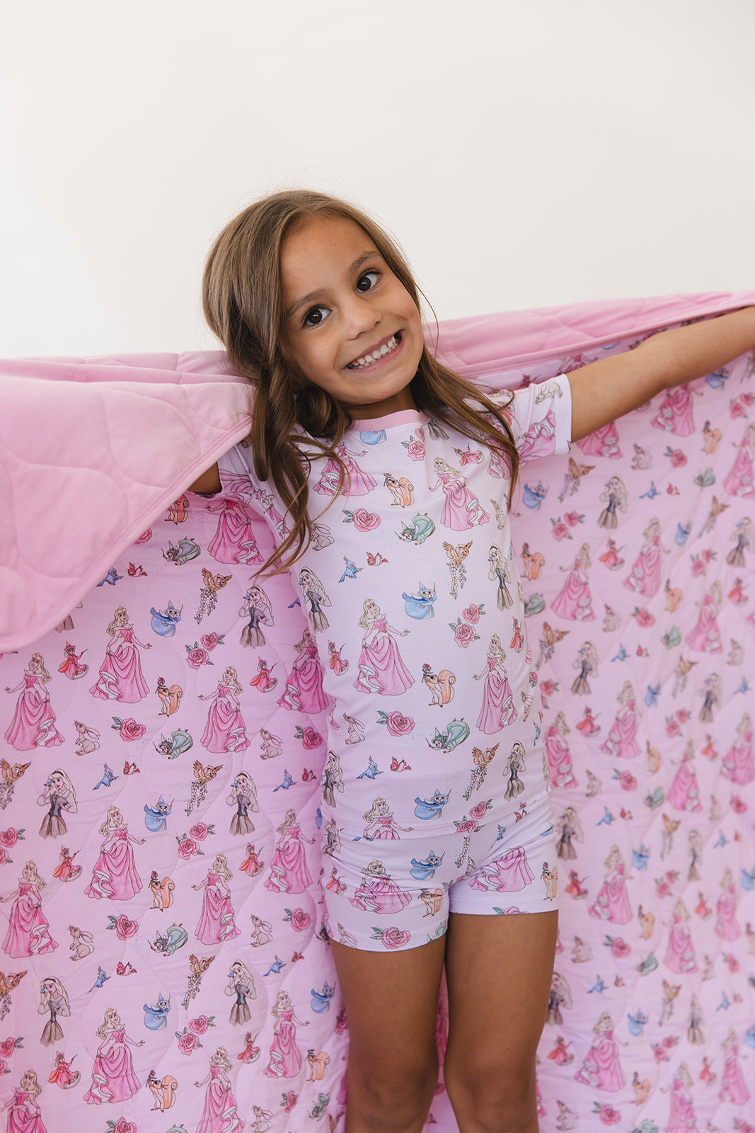 Rose - Biker Short Set