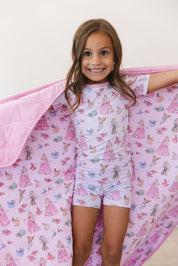 Rose - Biker Short Set