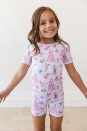 Rose - Biker Short Set