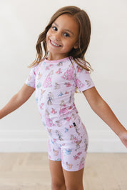 Rose - Biker Short Set