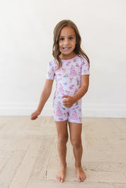 Rose - Biker Short Set