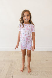 Rose - Biker Short Set