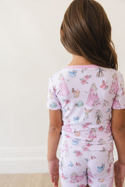 Rose - Biker Short Set