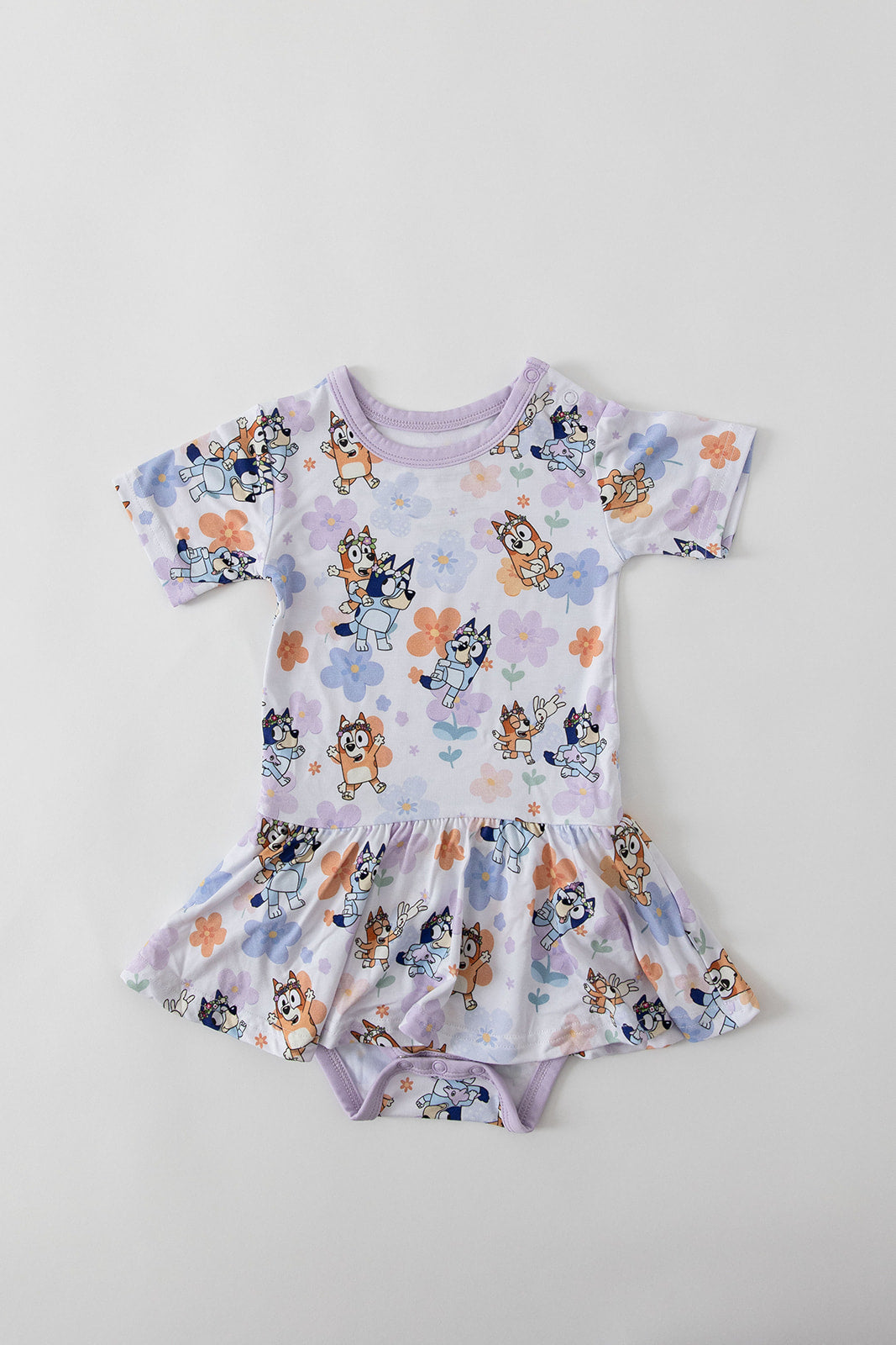 Pups & Petals: Baby Twirl Dress Onesie