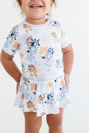 Pups & Petals: Baby Twirl Dress Onesie
