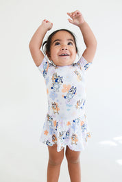 Pups & Petals: Baby Twirl Dress Onesie