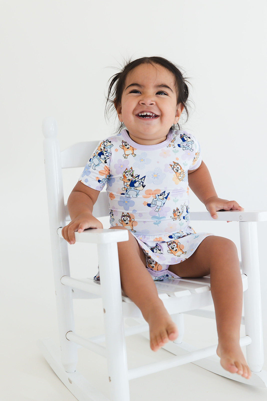Pups & Petals: Baby Twirl Dress Onesie