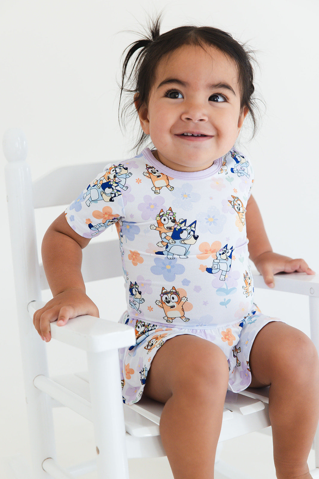 Pups & Petals: Baby Twirl Dress Onesie