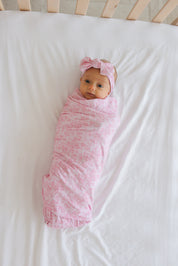 Pink Toile - Lightweight Blanket