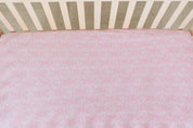Pink Toile - Crib Sheet