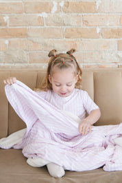 Pink Stripes - Lightweight Blanket