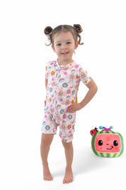 Dream Big Little Co x CoComelon JJ RAINBOW CHECKERS DREAM SHORTIE