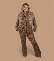 LEOPARD WOMEN'S RELAXED FLARE DREAM SET