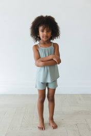 Sage (ribbed) - Tank Short Set