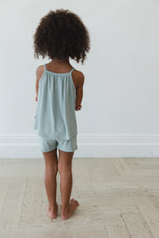 Sage (ribbed) - Tank Short Set