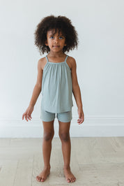Sage (ribbed) - Tank Short Set