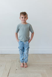 Sage (ribbed) - Everyday Tee