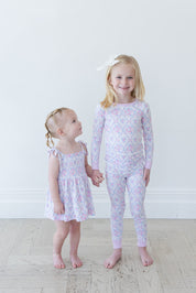 Charlotte - Smocked Diaper Dress Set
