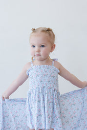 Eloise - Smocked Diaper Dress Set