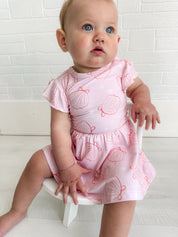 Coastal: Bodysuit Twirl Dress