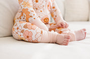 Bamboo Zip Romper |  Sweet Blossom