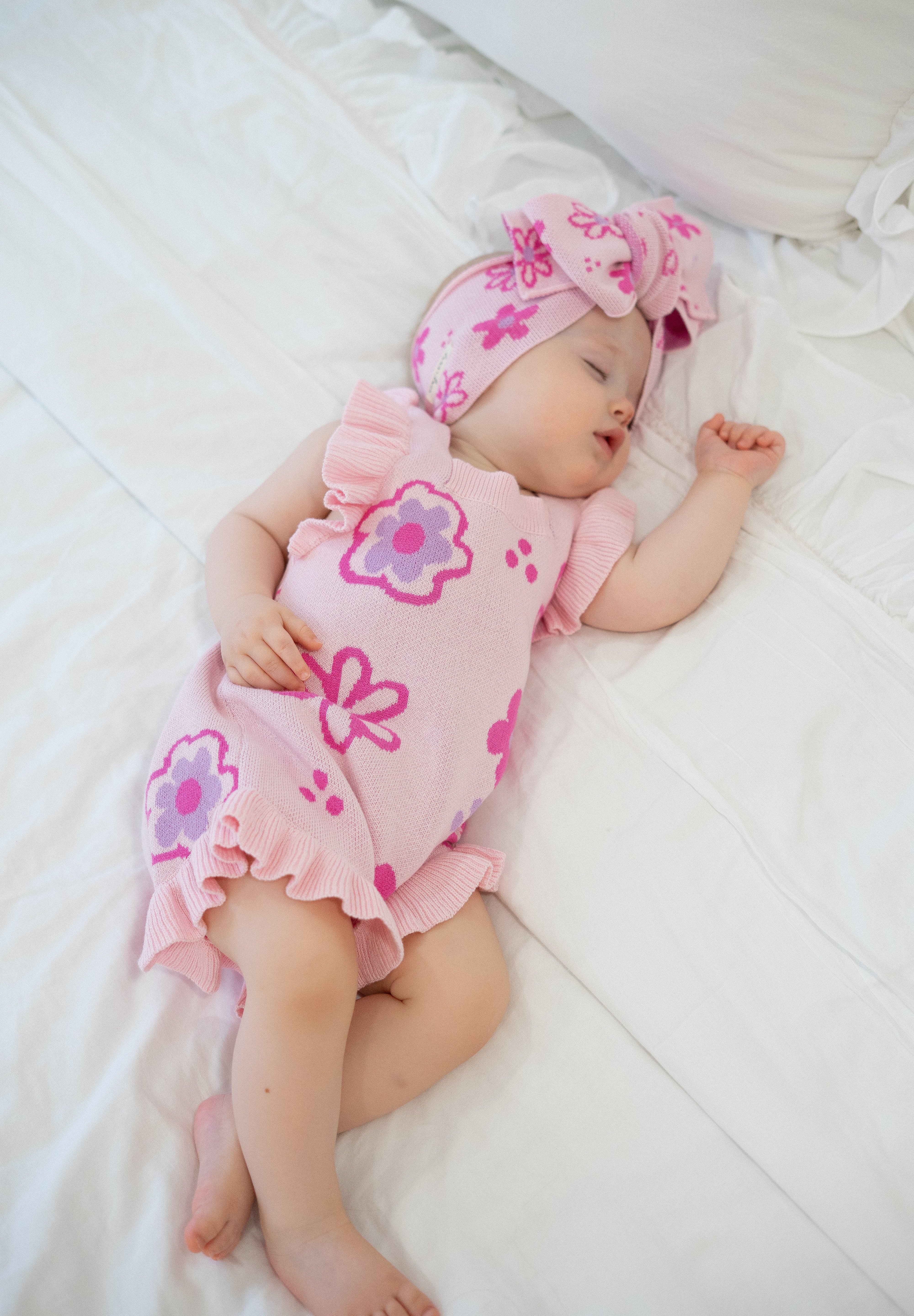 Wildflower Dreams Romper - Powder Pink