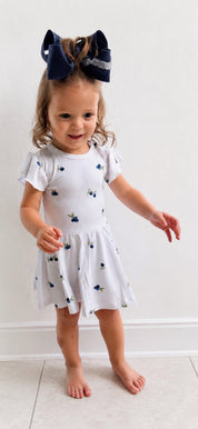 So Berry Sweet (ribbed) - Bodysuit Twirl Dress