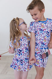 Star Spangled Squad - Bodysuit Dress