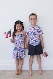 Star Spangled Squad - Tiered Dress
