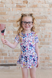 Star Spangled Squad - Bodysuit Dress