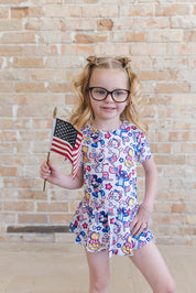 Star Spangled Squad - Bodysuit Dress