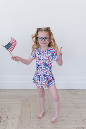 Star Spangled Squad - Bodysuit Dress